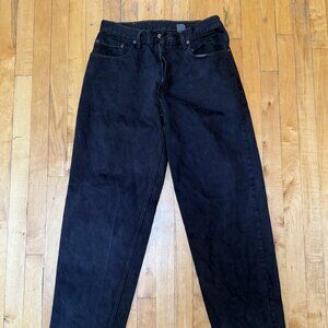 Vintage Levi's Wide Leg Black Jeans (32x32)
